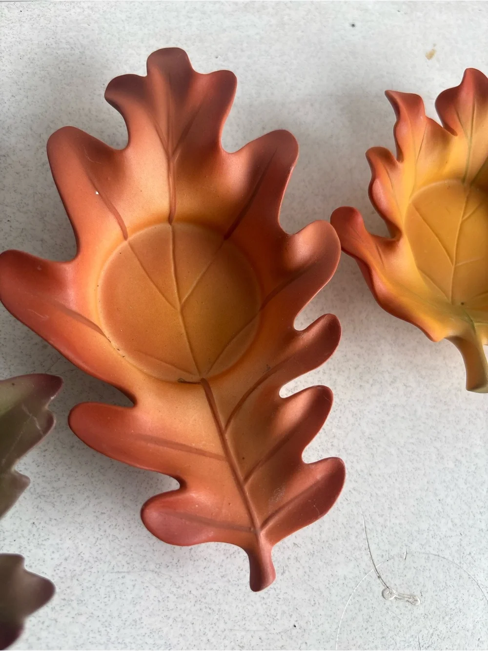 PartyLite Whispering Leaves Tealight Trio Candle Fall Autumn P8535U Retired